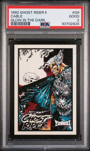1992 Ghost Rider II Comic Images Glow In The Dark Cable #G9 card image