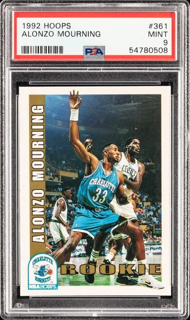 1992 Hoops Alonzo Mourning #361 card image