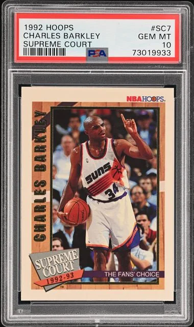 1992 Hoops Charles Barkley Supreme Court #Sc7 card image