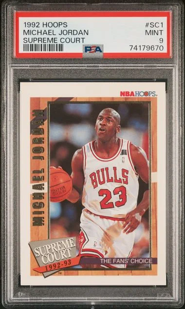 1992 Hoops Michael Jordan Supreme Court #SC1 card image