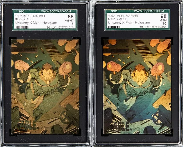 1992 Impel Marvel Uncanny X-Men Hologram Cable Lot of (2) #XH-2 card image