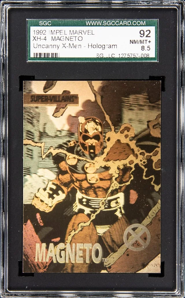 1992 Impel Marvel Uncanny X-Men Hologram Magneto #XH-4 card image