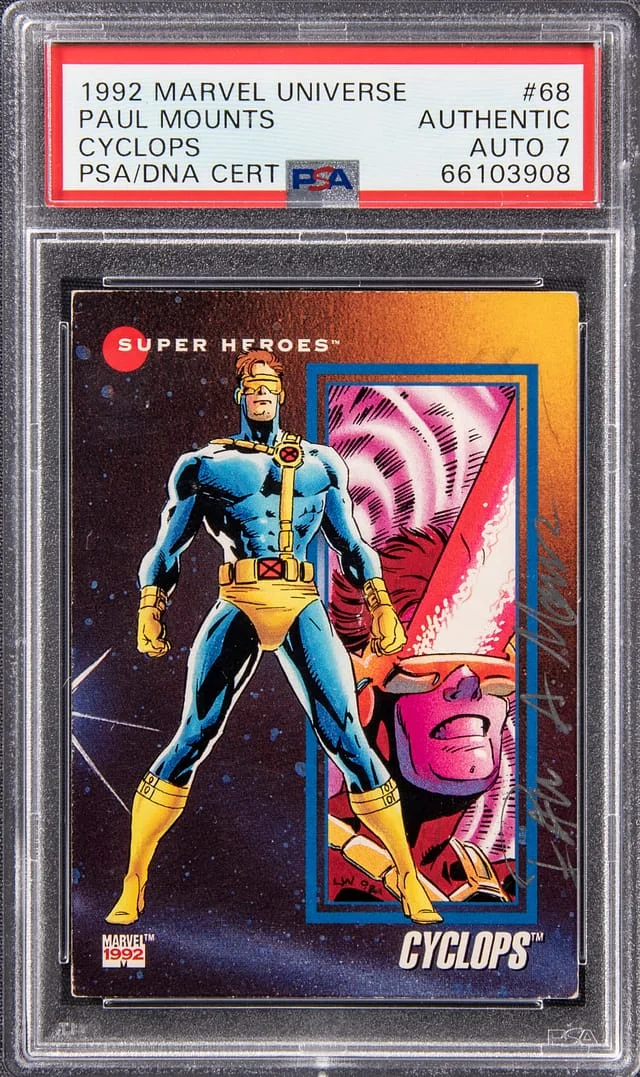 1992 Impel Marvel Universe Cyclops, #68 card image
