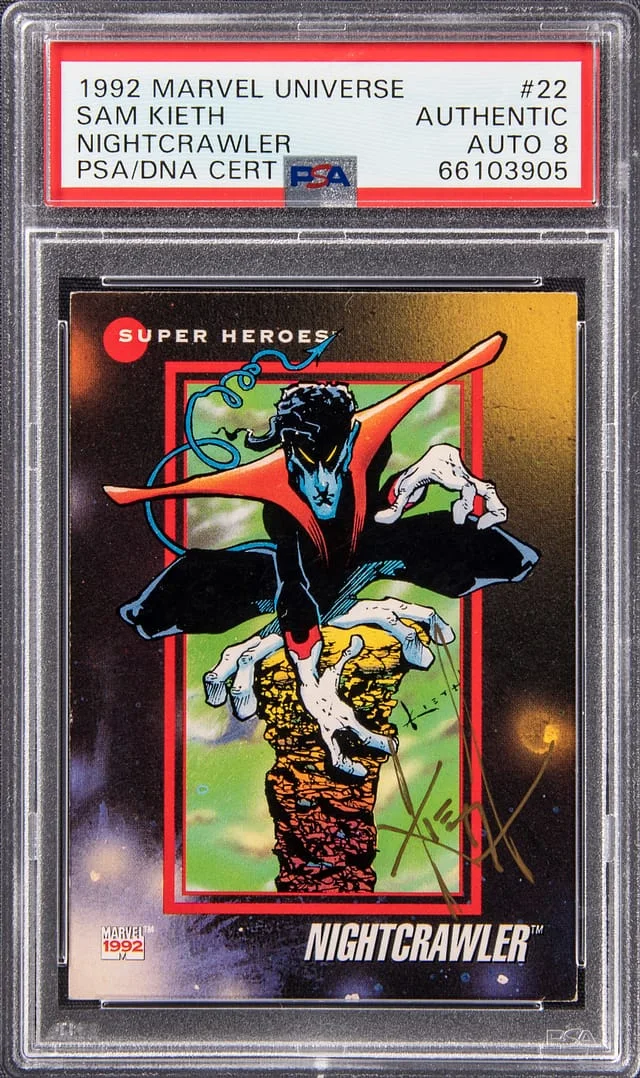 1992 Impel Marvel Universe Nightcrawler, #22 card image