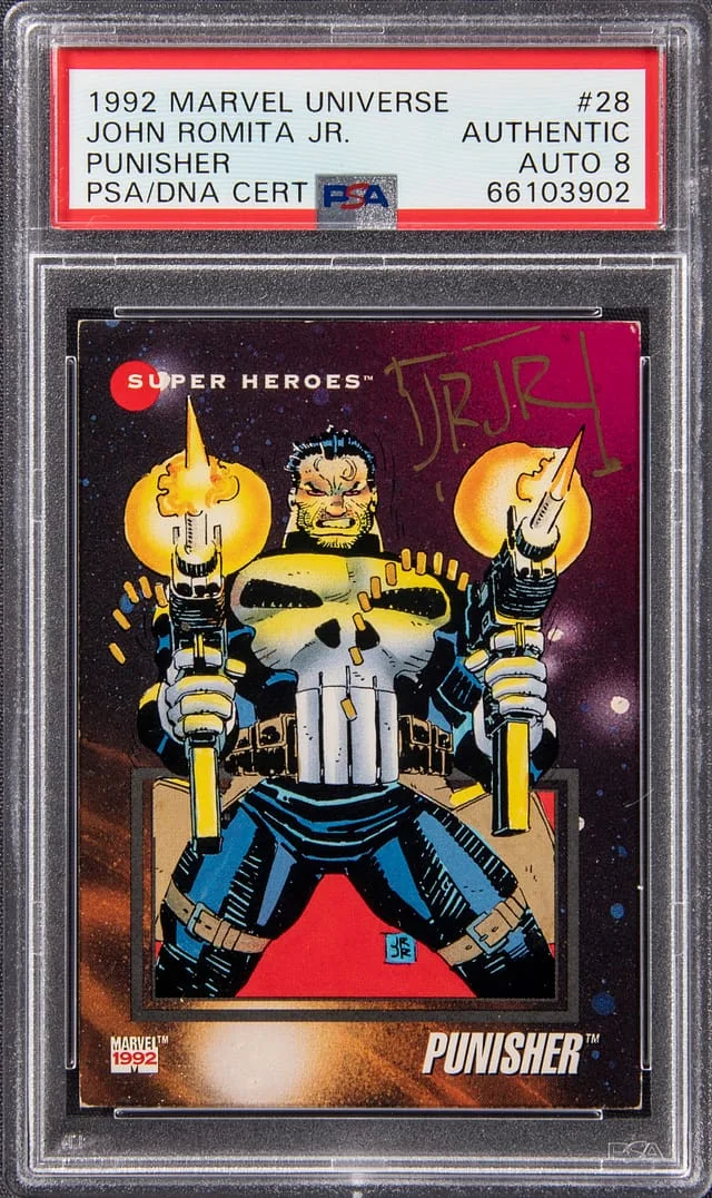 1992 Impel Marvel Universe Punisher #28 card image