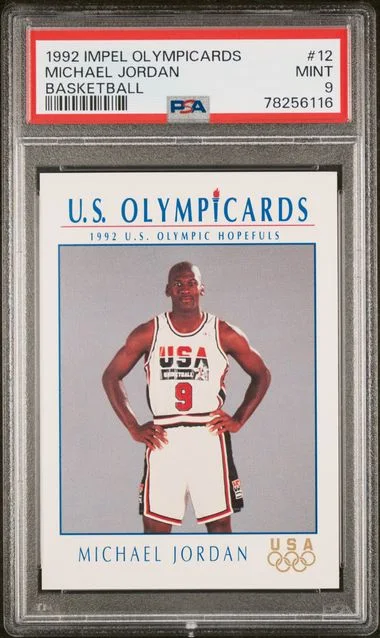 1992 Impel Olympicards Basketball Michael Jordan #12 card image