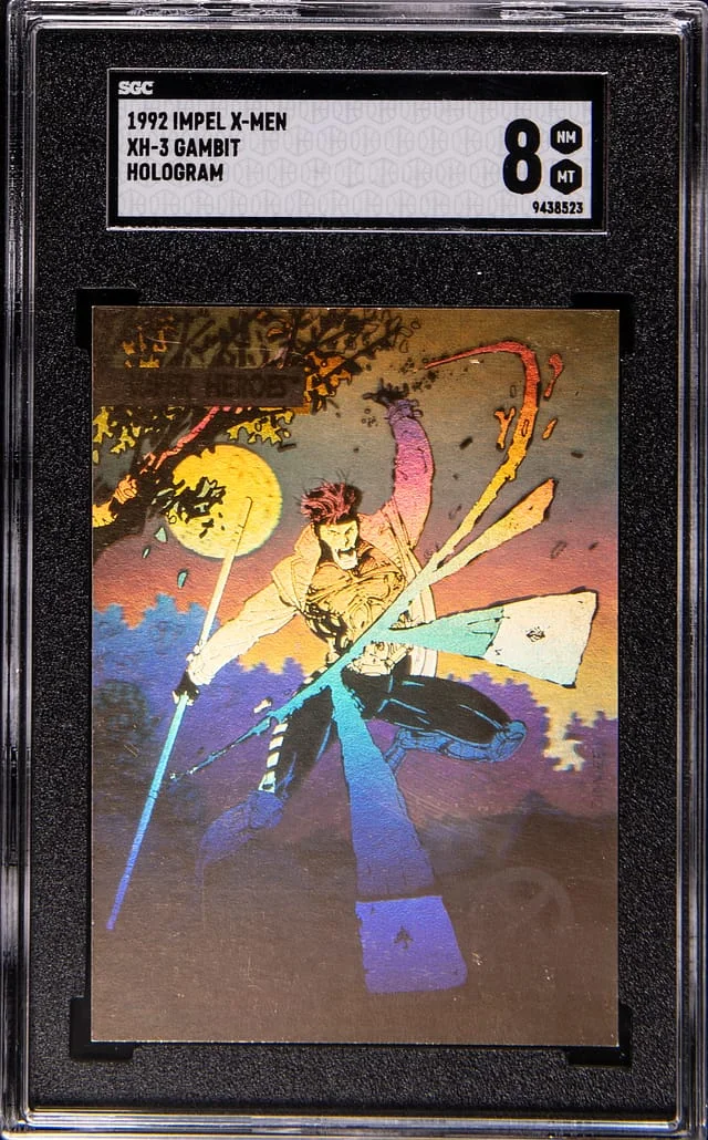 1992 Impel X-Men Hologram Gambit #XH-3 card image