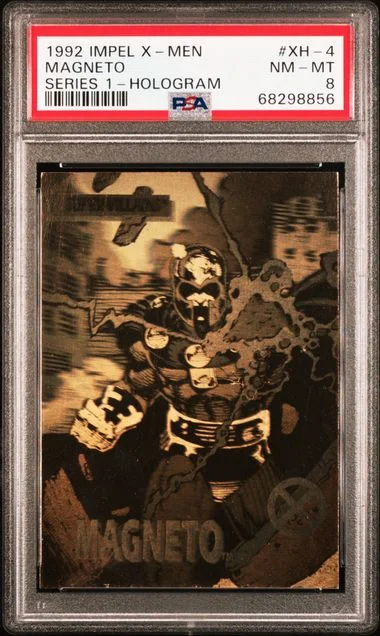 1992 Impel X-Men Series 1 Hologram 4 Magneto #Xh card image