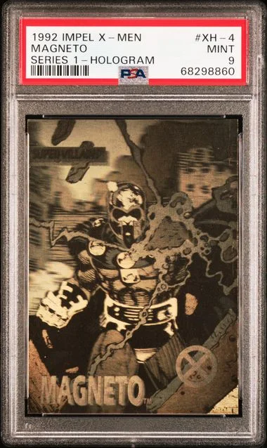 1992 Impel X-Men Series 1 Hologram Magneto #XH-4 card image