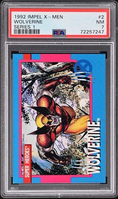 1992 Impel X-Men Series 1 Wolverine #2 card image