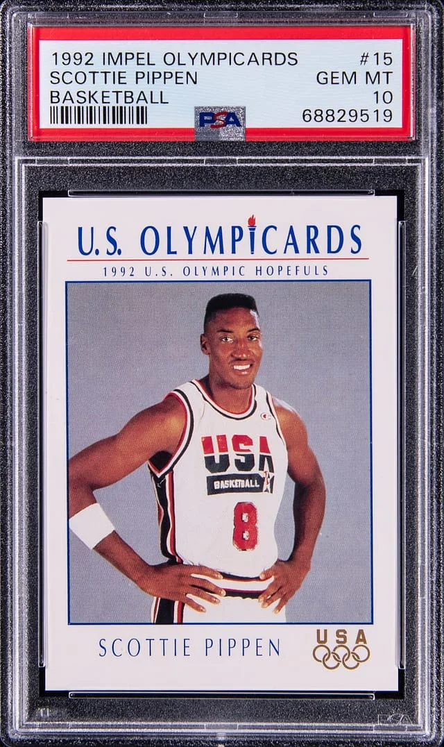1992 Imple Olympicards Basketball Scottie Pippen #15 card image