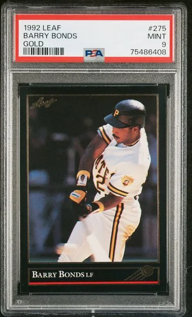 1992 Leaf Barry Bonds Gold #275 card image
