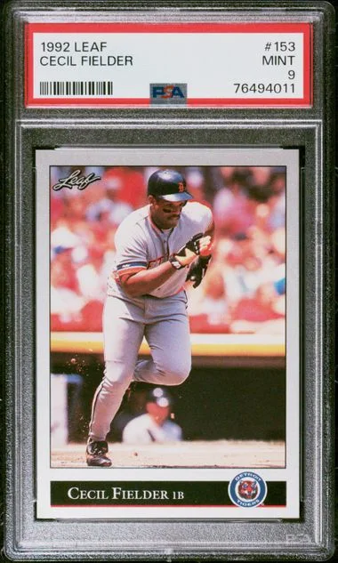 1992 Leaf Cecil Fielder #153 card image