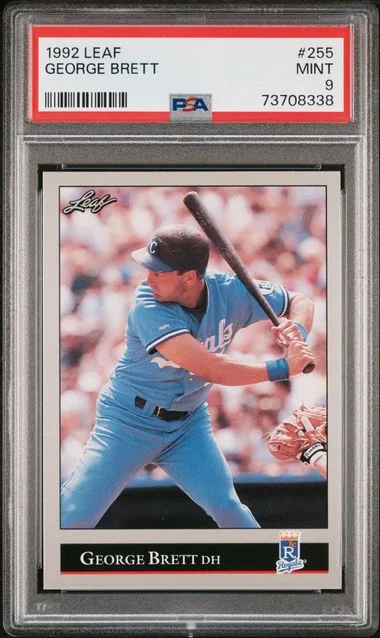 1992 Leaf George Brett #255 card image
