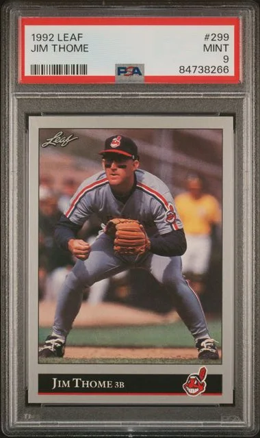 1992 Leaf Jim Thome #299 card image