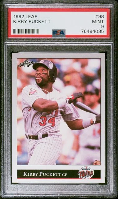 1992 Leaf Kirby Puckett #98 card image