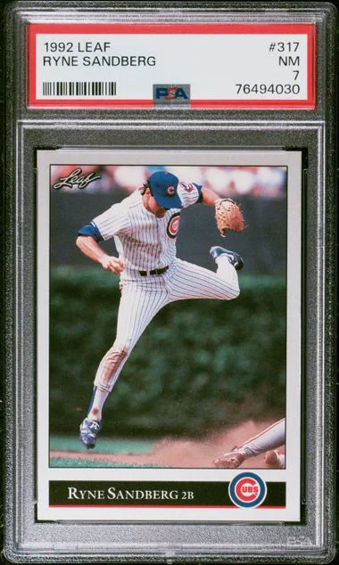1992 Leaf Ryne Sandberg #317 card image
