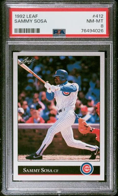 1992 Leaf Sammy Sosa #412 card image