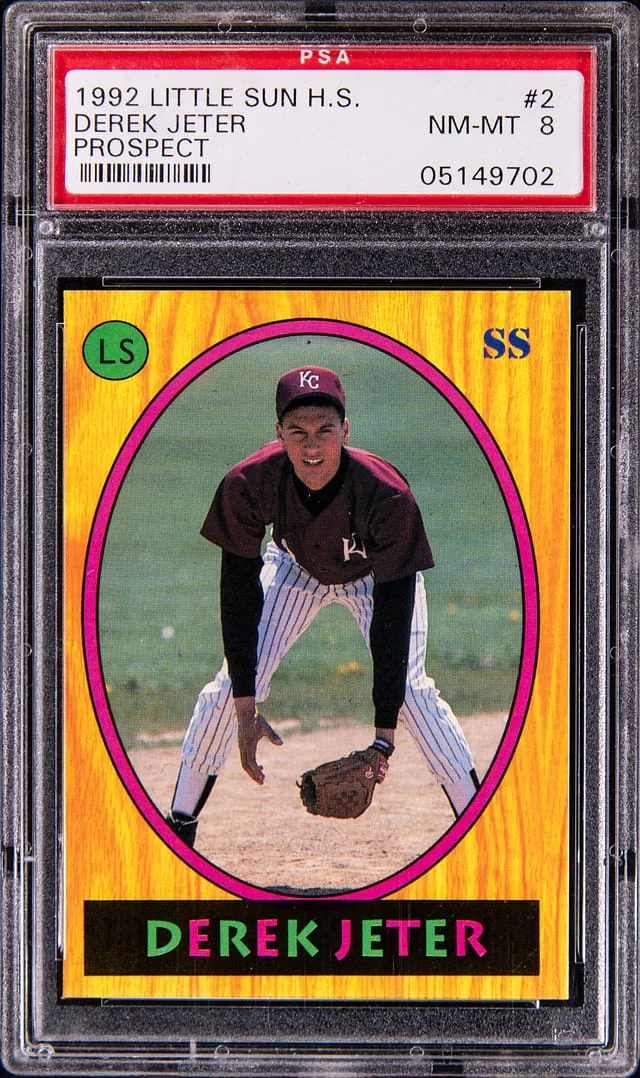 1992 Little Sun High School Prospect Derek Jeter #2 card image