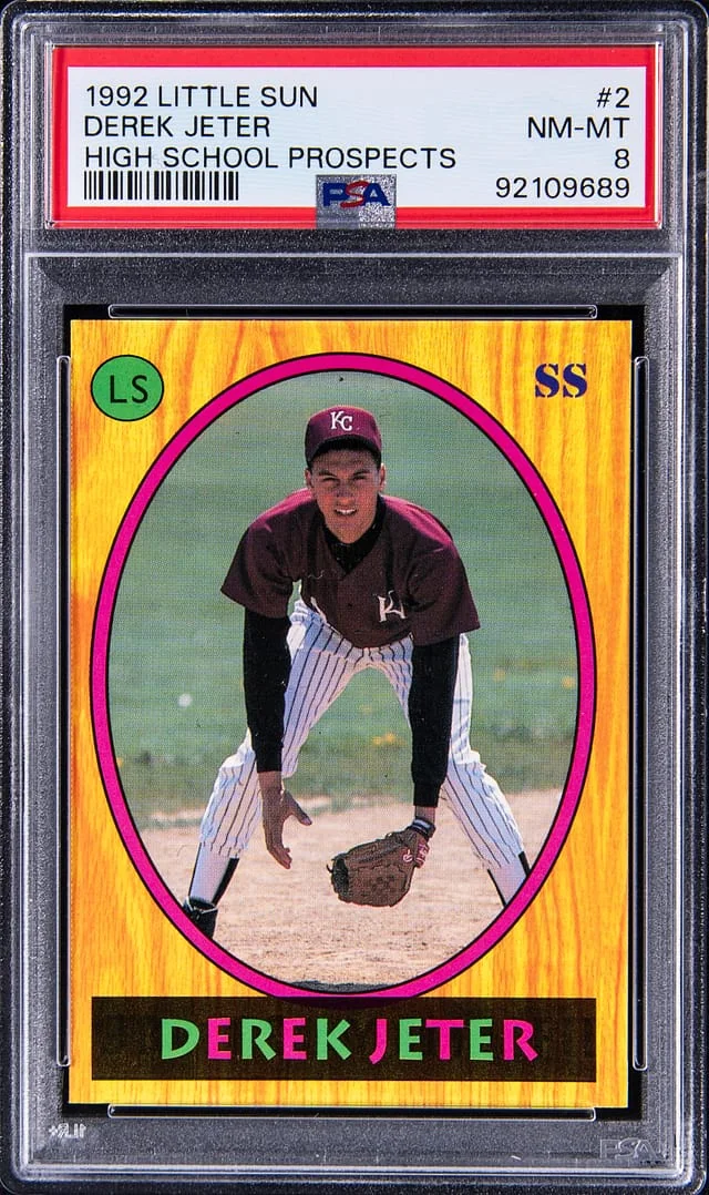 1992 Little Sun High School Prospects Derek Jeter #2 card image