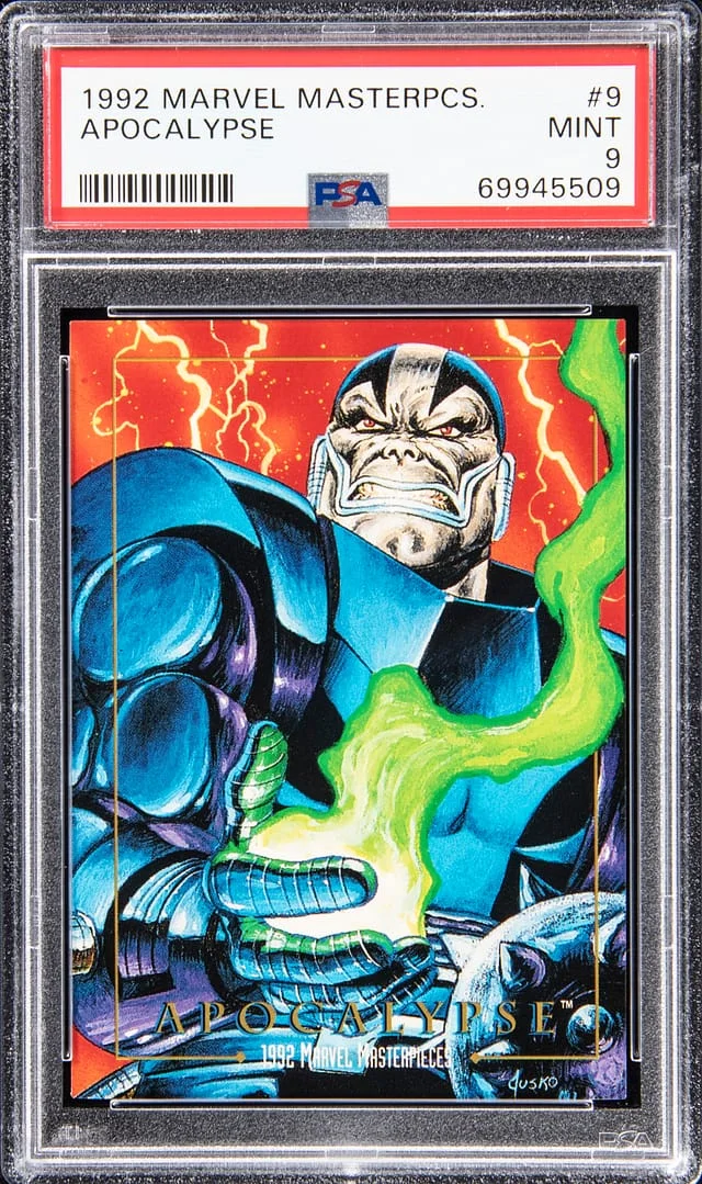 1992 Marvel Masterpieces Apocalypse #9 card image