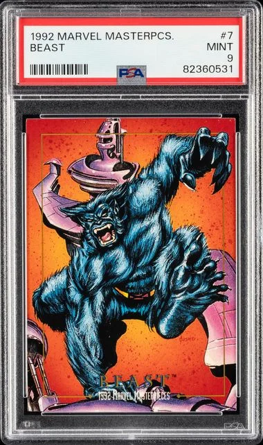 1992 Marvel Masterpieces Beast #7 card image