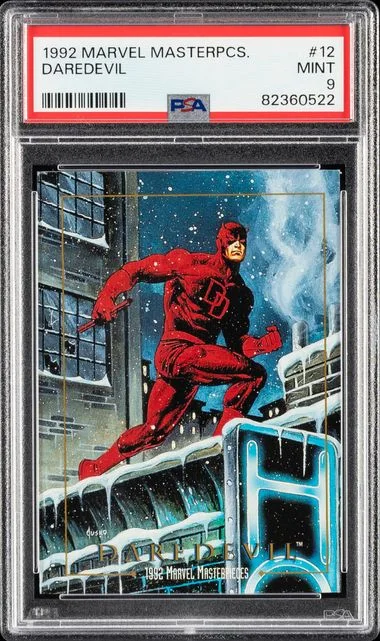1992 Marvel Masterpieces Daredevil #12 card image