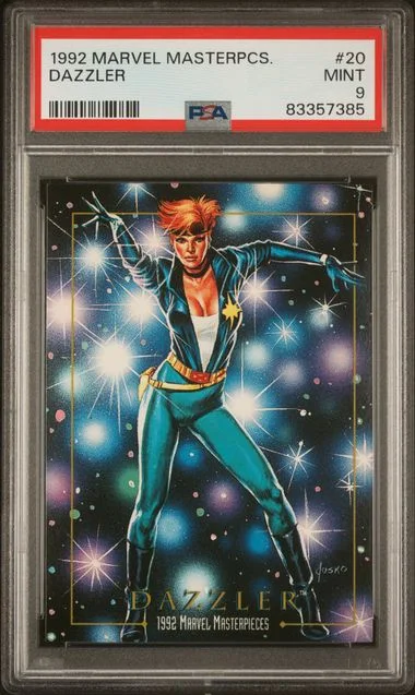 1992 Marvel Masterpieces Dazzler #20 card image
