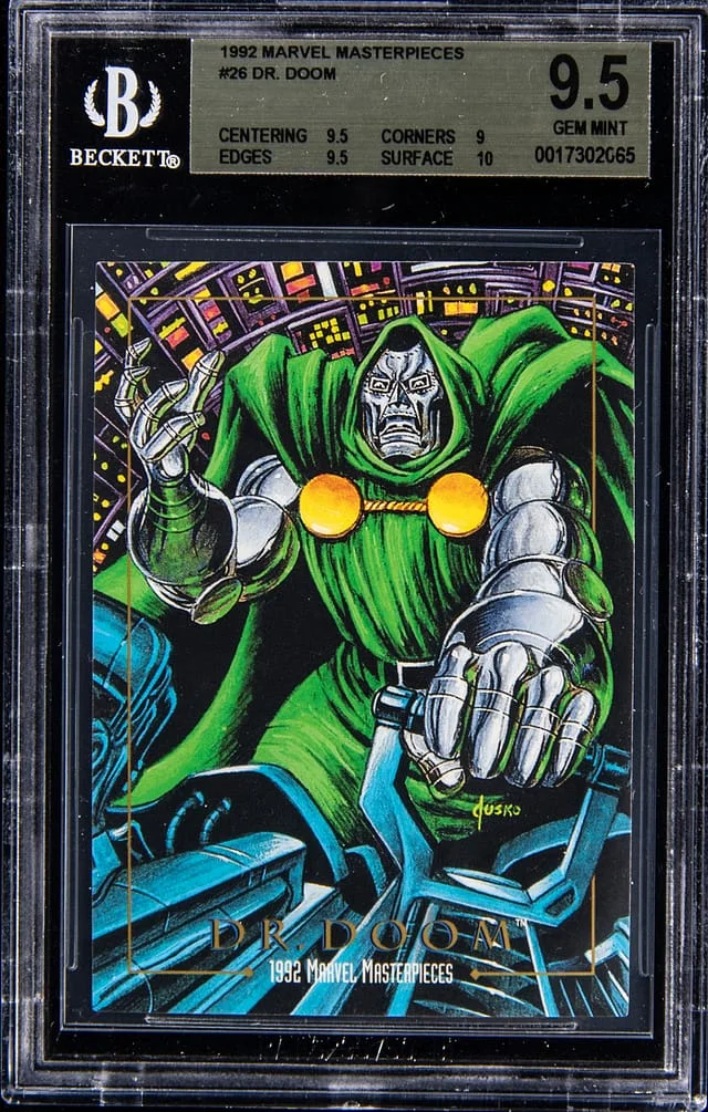 1992 Marvel Masterpieces Dr. Doom #26 card image