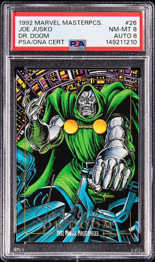 1992 Marvel Masterpieces Dr. Doom Joe Jusko #26 card image