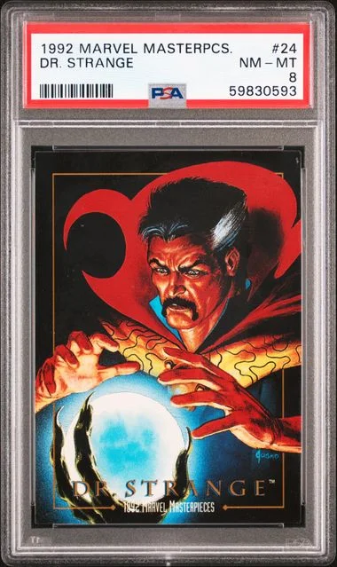 1992 Marvel Masterpieces Dr. Strange #24 card image
