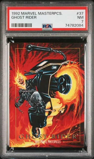 1992 Marvel Masterpieces Ghost Rider #37 card image