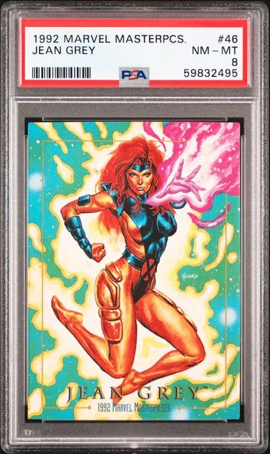 1992 Marvel Masterpieces Jean Grey #46 card image