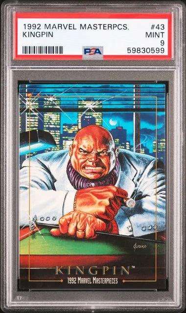 1992 Marvel Masterpieces Kingpin #43 card image