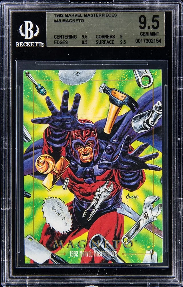 1992 Marvel Masterpieces Magneto #49 card image