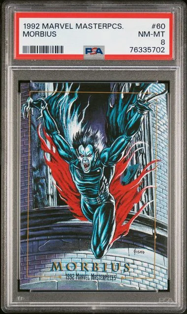 1992 Marvel Masterpieces Morbius #60 card image
