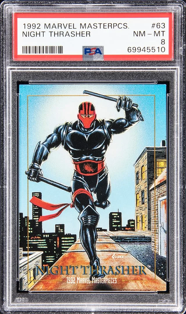 1992 Marvel Masterpieces Night Thrasher #63 card image