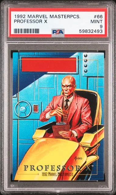 1992 Marvel Masterpieces Professor X #66 card image