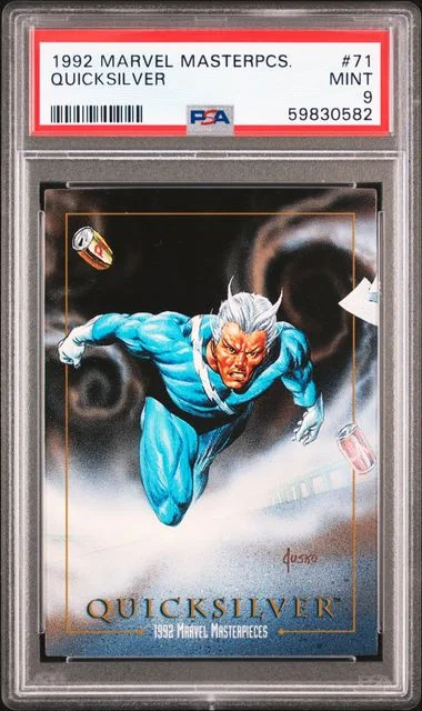 1992 Marvel Masterpieces Quicksilver #71 card image