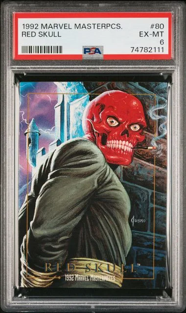 1992 Marvel Masterpieces Red Skull #80 card image