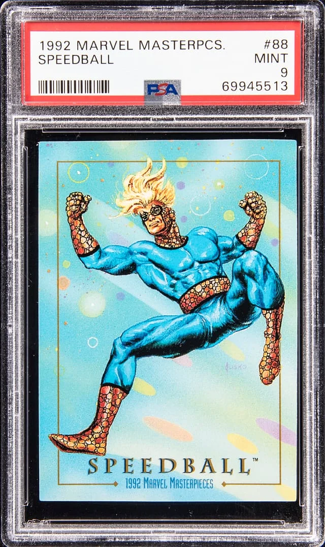 1992 Marvel Masterpieces Speedball #88 card image