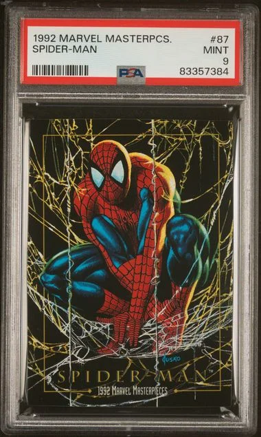 1992 Marvel Masterpieces Spider-Man #87 card image