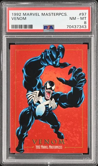 1992 Marvel Masterpieces Venom #97 card image