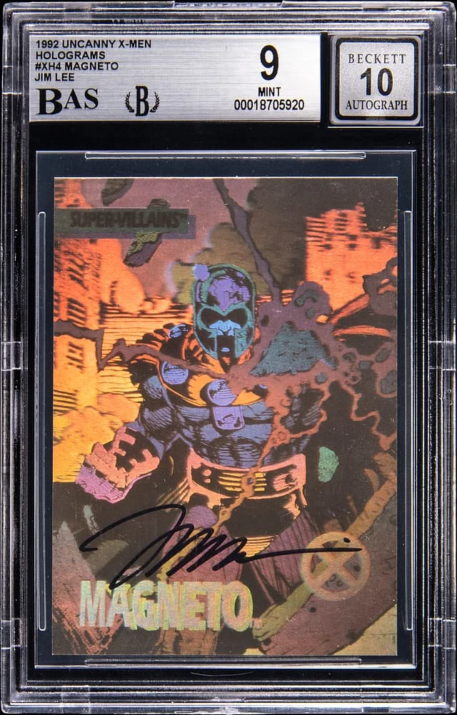 1992 Marvel Uncanny X-Men Holograms Magneto #XH-4 card image