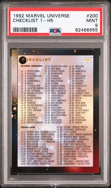 1992 Marvel Universe 1-H5 #200 card image