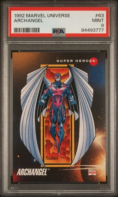 1992 Marvel Universe Archangel #63 card image