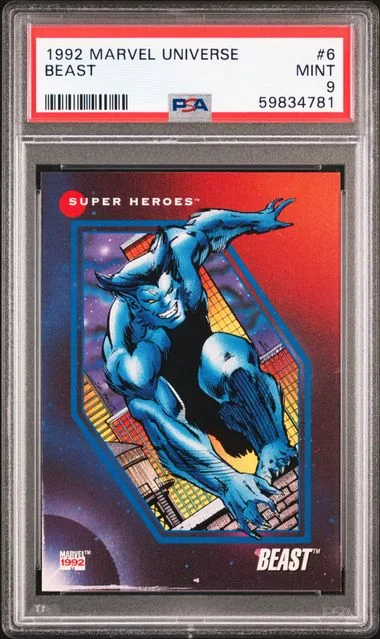 1992 Marvel Universe Beast #6 card image