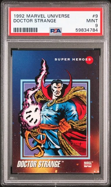 1992 Marvel Universe Doctor Strange #9 card image
