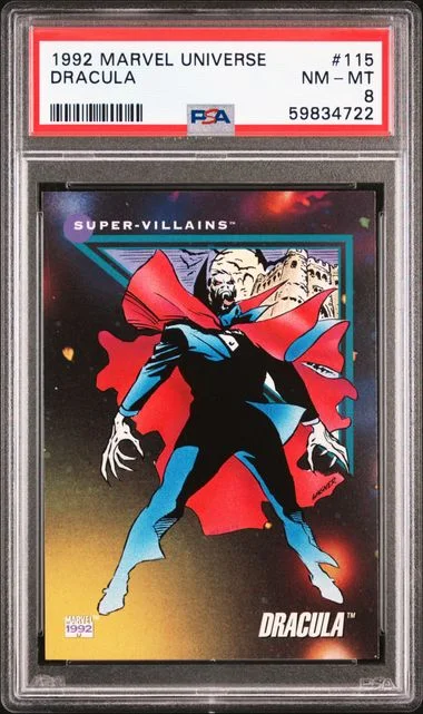 1992 Marvel Universe Dracula #115 card image