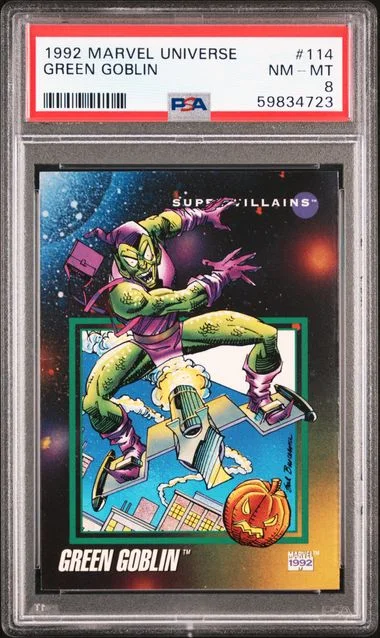 1992 Marvel Universe Green Goblin #114 card image